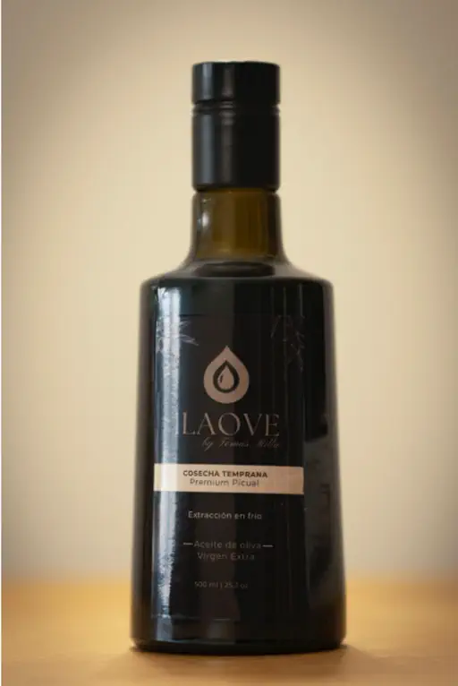 Botella de aceite de oliva virgen extra premium de 500ml